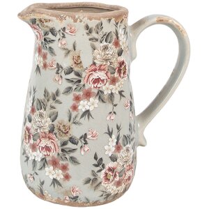 Clayre & Eef 6CE1965M Ceramiczny dzbanek szare...