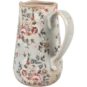 Clayre & Eef 6CE1965M Ceramiczny dzbanek szare...