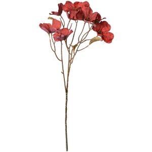 Clayre & Eef 5PL0112R Sztuczny kwiat czerwony 12x8x72 cm