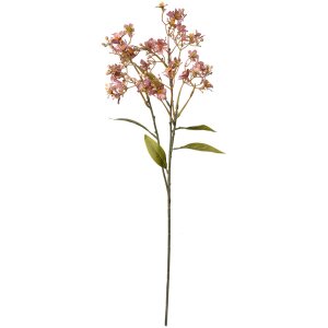 Clayre & Eef 5PL0122P Dekoracja gałązka z kwiatami 15x7x70 cm