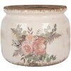 Clayre & Eef 6CE1978L Dekoracja doniczkowa Ø 20x15 cm Vintage Look