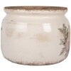 Clayre & Eef 6CE1978L Dekoracja doniczkowa Ø 20x15 cm Vintage Look