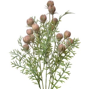 Clayre & Eef 6PL0349P Gałązka dekoracyjna Kwiaty Różowe Zielone 16x16x47 cm