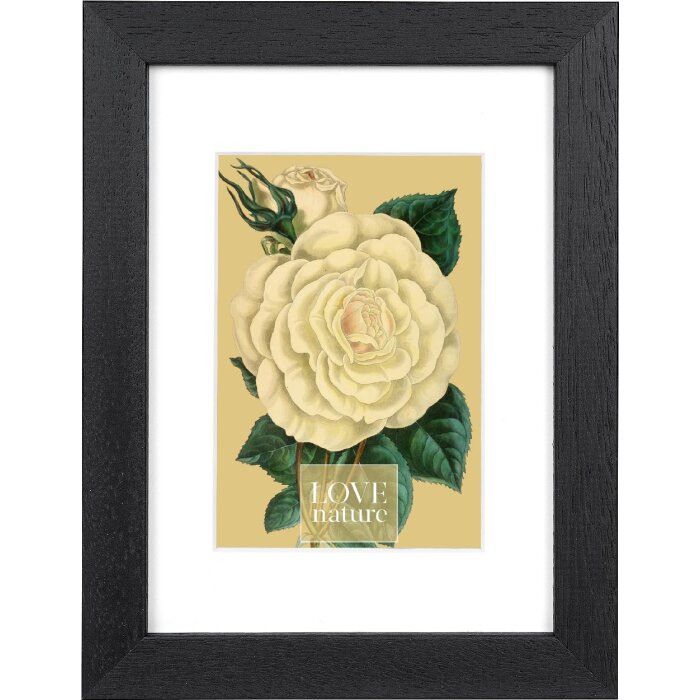 Ramka na zdjęcia Goldbuch Rustiq czarna 13x18 cm z passe-partout 9x13 cm