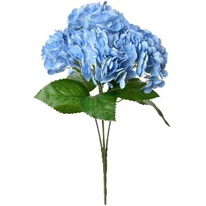 Clayre & Eef 6PL0347BL Sztuczny kwiat Niebieski Zielony 23x23x45 cm Plastikowy