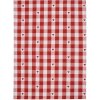 Ręcznik kuchenny Clayre & Eef LVT42-2 czerwono-biała kratka z sercami 50x70 cm