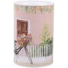 Clayre & Eef 6BL0155 Skarbonka różowa retro Ø 10x15 cm