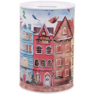 Clayre & Eef 6BL0157 Skarbonka Ø 10x15 cm