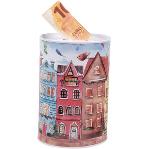 Clayre & Eef 6BL0157 Skarbonka Ø 10x15 cm