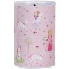 Clayre & Eef 6BL0159 Skarbonka księżniczki różowa Ø10x15 cm