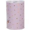 Clayre & Eef 6BL0165 Skarbonka różowo-biała Ø 10x15 cm Romantyczny motyw łabędzia