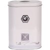 Clayre & Eef 6BL0188 Puszka do przechowywania w stylu wiejskim szara 14x8x19 cm