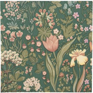 Clayre & Eef 73070 Serwetki papierowe Green Floral...