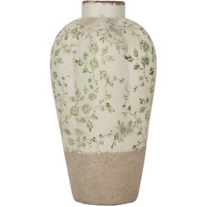 Clayre & Eef 6CE1936S Wazon zielony Ø 17x29 cm...