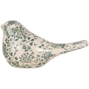 Clayre & Eef 6CE1950L Dekoracja Bird Beige Green...