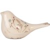 Clayre & Eef 6CE1952L Dekoracja Bird Ceramic Beige Pink 25x10x13 cm