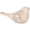 Clayre & Eef 6CE1952L Dekoracja Bird Ceramic Beige Pink 25x10x13 cm