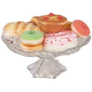 Clayre & Eef 65980Y Dekoracja Donut Yellow Ø 6x2 cm