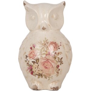 Clayre & Eef 6CE1961L Sowa dekoracyjna ceramiczna...