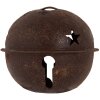 Clayre & Eef 6Y5728L Dzwonek dekoracyjny brązowy żelazny Ø 14x12 cm