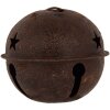 Clayre & Eef 6Y5728L Dzwonek dekoracyjny brązowy żelazny Ø 14x12 cm