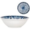 Clayre & Eef 6CEBO0166 Miska na zupę biało-niebieska Ø 16x5 cm 350 ml ceramika