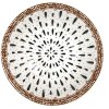 Clayre & Eef 6CEBO0167 Miska biało-brązowa Ø 16x5 cm 350 ml Bohemian Ceramic