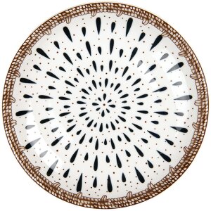 Clayre & Eef 6CEDP0167 Talerz ceramiczny...
