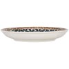 Clayre & Eef 6CEDP0168 Talerz Ø 21 cm boho design ceramiczny biało-czarny