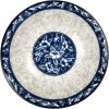 Clayre & Eef 6CEPS0001 Miska ceramiczna biało-niebieska Ø 21 cm 600 ml