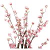 Clayre & Eef 6PL0372 Drzewko dekoracyjne różowe 18x18x70 cm Plastik