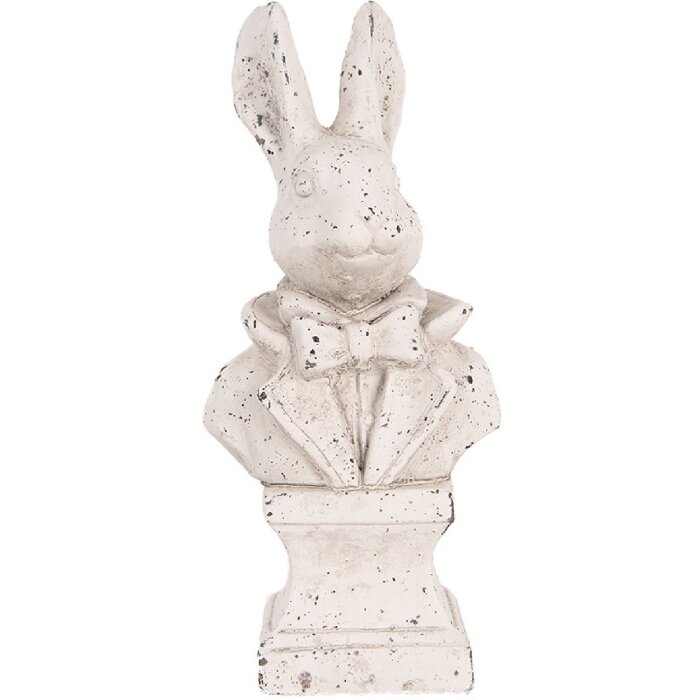 Clayre & Eef 6TE0562 Kamień dekoracyjny Rabbit Stone Antique Beige 11x8x24 cm