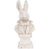 Clayre & Eef 6TE0562 Kamień dekoracyjny Rabbit Stone Antique Beige 11x8x24 cm