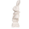 Clayre & Eef 6TE0562 Kamień dekoracyjny Rabbit Stone Antique Beige 11x8x24 cm