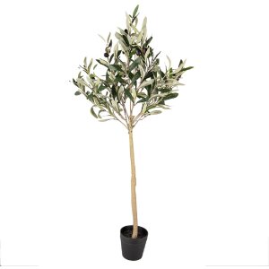 Clayre & Eef 5PL0149 Drzewko dekoracyjne zielone 20x20x90 cm plastik