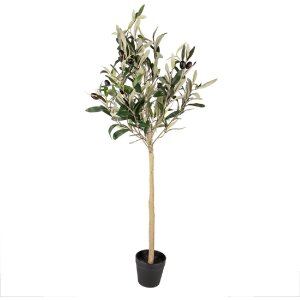 Clayre & Eef 5PL0149 Drzewko dekoracyjne zielone 20x20x90 cm plastik
