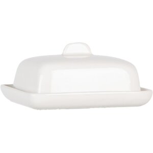 Clayre & Eef 6CE2045 Maselniczka ceramiczna biała...