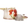 Clayre & Eef 6CETE0171 Czajniczek Poppies Ceramiczny 800 ml Retro Vintage