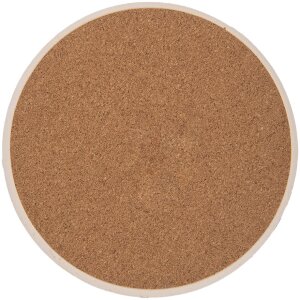 Clayre & Eef 6CE2050 Mata ceramiczna beżowo-różowa Ø 16 cm Country House