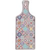 Clayre & Eef 6CE2058 Mata do patelni niebieska 12x30 cm ceramiczna boho
