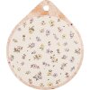 Clayre & Eef 6CE2060 Mata ceramiczna beżowo-pomarańczowa 20x23 cm