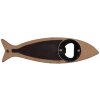 Clayre & Eef 6CE2070 Otwieracz do butelek Niebieski Ceramiczny 5x18x1 cm Wzór ryby