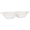 Clayre & Eef 6CEBO0202M Miska biała 18x7x3 cm 75 ml Ceramika w stylu wiejskim