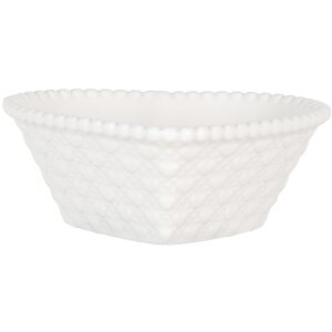 Clayre & Eef 6CEBO0203M Miska w kształcie serca biała 10x9x4 cm 75 ml