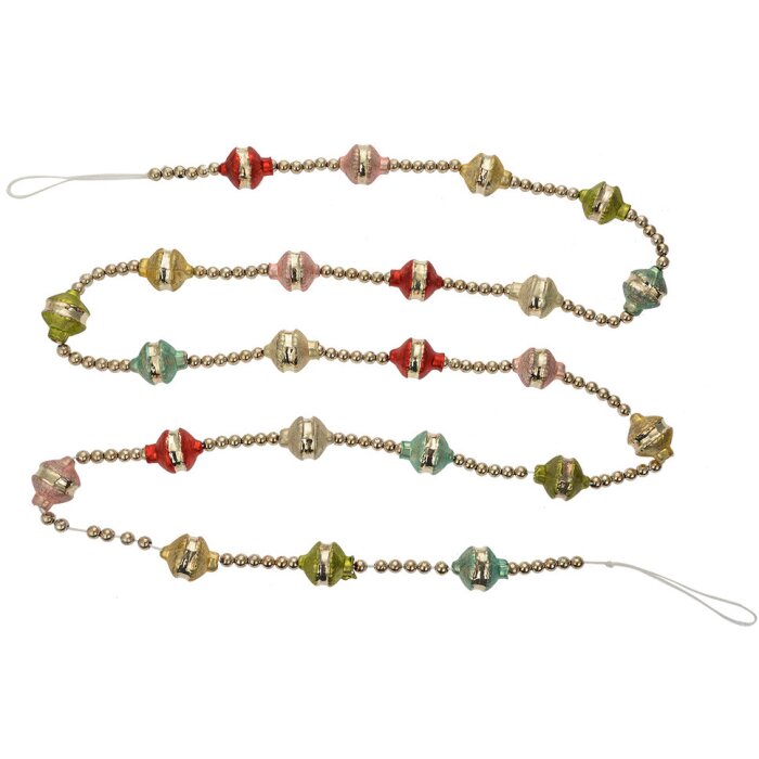 Clayre & Eef 65995 Girlanda świąteczna srebrna 180 cm Dekoracja świąteczna