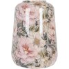 Clayre & Eef 65885 Wazon dekoracyjny szaro-różowy żelazo Ø 37 x 49 cm