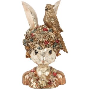 Clayre & Eef 6PR5090 Ozdoba Popiersie Królika...