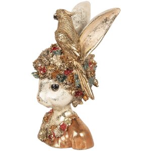 Clayre & Eef 6PR5090 Ozdoba Popiersie Królika...