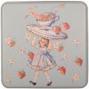 Clayre & Eef 6BL0139 Puszka Niebieska 17x17x6 cm Retro Vintage