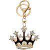 Juleeze JZKC0199 Breloczek do kluczy w kształcie korony ze złotymi dżetami 4x2x6 cm
